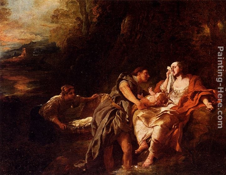 Jean Francois de Troy Moses Cast Into The Nile